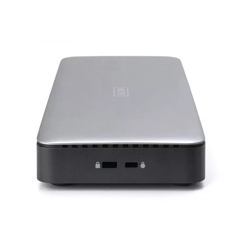 Digitus DA-70918 estación de acoplamiento USB-C, 13 puertos, 3x HDMI, 2x DP, 4x USB-A, 1x USB-C, RJ-45 1GbE, SD, audio, 150 W