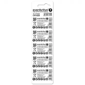 Pila de litio mini everActive CR1620 5 uds.