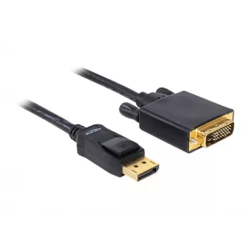 Cable DeLOCK DisplayPort a DVI 24+1 macho/macho 2 m