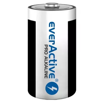 Pilas alcalinas everActive Pro Alkaline LR20 D - blíster 2 uds.