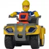 Simba Sam el Bombero quad Mercury con figura, vehículo de juguete