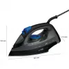 Plancha CLATRONIC DB 3703 — plancha en seco y con vapor, suela de acero inoxidable, 1800 W, negro/gris