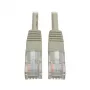 Cable de red Tripp Lite N002-001-GY gris 0,30 m Cat5e U/UTP (UTP) (N002-001-GY)