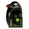 FLEXI Black Design S - correa retráctil - 5 m
