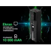 Batería externa portátil TRACER Quant 10000 mAh Li-Ion, PD y QC3.0, 3 conexiones (2×USB-C, 1×USB-A), 100W, negro
