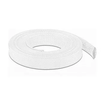 Funda trenzada DeLOCK 20805 10 m x 19 mm blanca