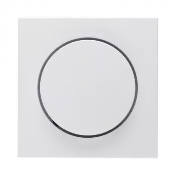Regulador de luz Berker 11378989 regulador giratorio apto para montaje en superficie, blanco