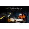 Linterna frontal Nitecore HU2000, 10 LEDs, Batería de litio recargable por USB, Aluminio+Policarbonato, IP68 resistente al agua