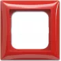 Busch-Jaeger 1725-0-1556. Color del producto: Rojo, diseño: sin tornillos (1725-0-1556)
