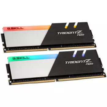 DIMM 16 GB DDR4-3600 (2x 8 GB) Dual-Kit, Memoria RAM negra/plata, F4-3600C16D-16GTZNC, Trident Z Neo, INTEL XMP