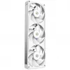 Ventilador de caja para PC NZXT F360X 120 mm blanco, 360×30×120 mm