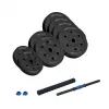 Mancuerna ajustable de betún REBEL ACTIVE con conector 1x20kg