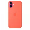iPhone 16 Plus funda de silicona con MagSafe - mandarina