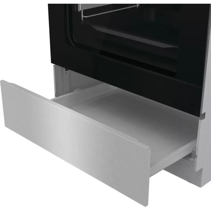 Gorenje GKS6C71XF Cocina independiente con horno Plata