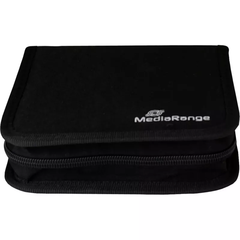 MediaRange BOX50 funda para 24 CD/DVD, negra