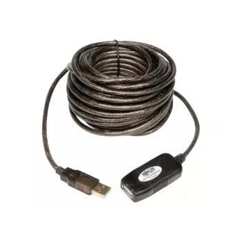 Tripp Eaton Tripp Lite Serie 10M cable repetidor alargador activo USB 2.0 Hi-Speed USB-A M/H 33' 33ft 10 metros - cable alargador USB - USB (M)