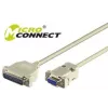 Cable serie Microconnect IBM029 gris 3 m DB-9 DB-25