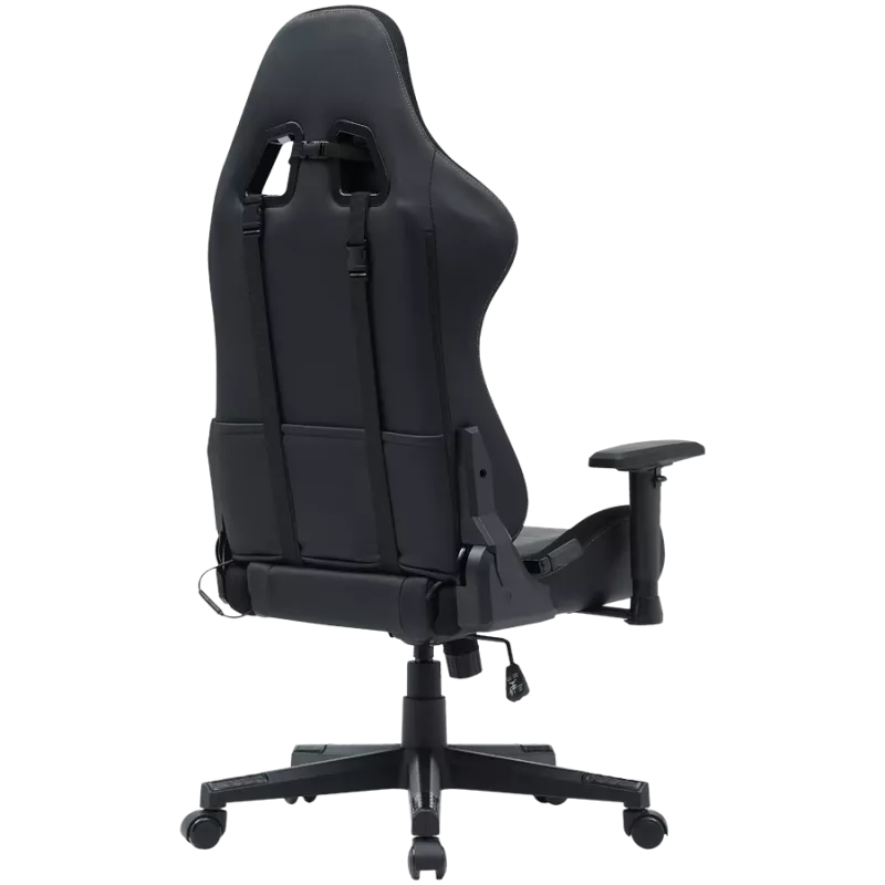 Silla gaming CANYON Irida RGBCH03 RGB negra diseño ergonómico, reposabrazos ajustables, respaldo reclinable