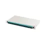 Panel de parcheo A-LAN DN-96422/3 24x SC dúplex OM3 gris