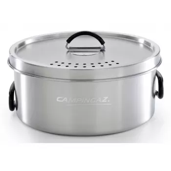 Juego de ollas de camping Campingaz Trekking Kit 3 piezas acero inoxidable