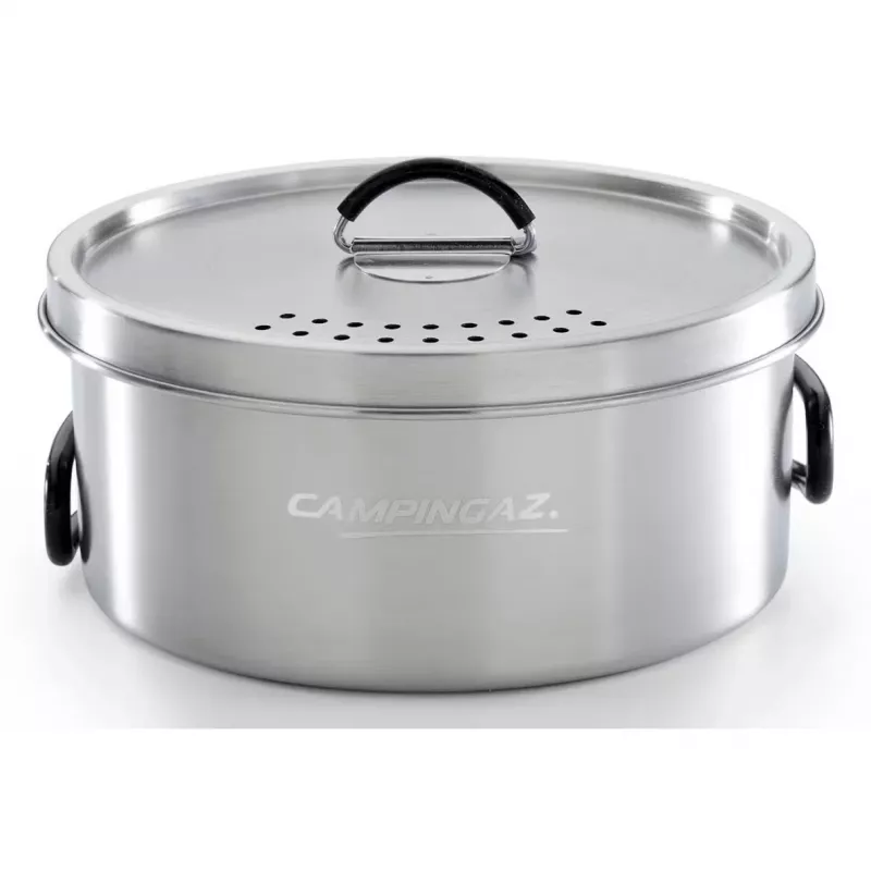 Juego de ollas de camping Campingaz Trekking Kit 3 piezas acero inoxidable