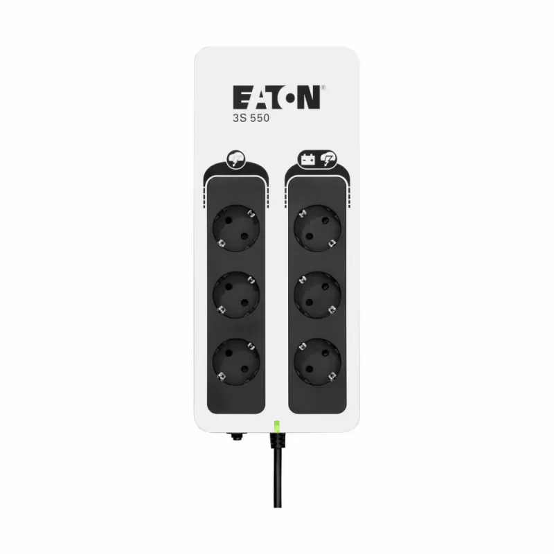 Eaton 3S 550 DIN 0,55 kVA 330 W 6 tomas de corriente AC