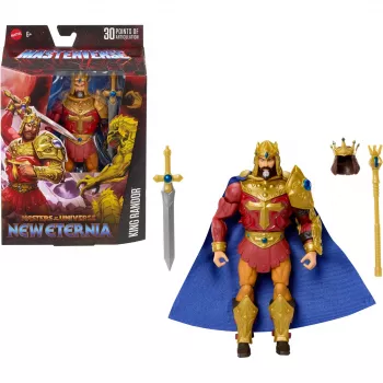 Figura de acción MATTEL Masterverse King Randor JBP79 — figura articulada de colección