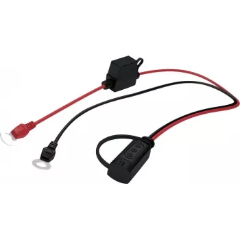 Cable de carga CTEK 40-133 Comfort Indicator con indicador de estado de la batería, terminales de ojal M6, 55 cm
