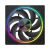 Ventilador de caja MODECOM VOLCANO LOOP 120 ARGB, 120 mm, PWM, 400–1400 rpm, negro