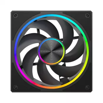 Ventilador de caja MODECOM VOLCANO LOOP 120 ARGB, 120 mm, PWM, 400–1400 rpm, negro