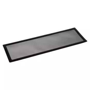 Filtro antipolvo DEMCiflex 0324 — filtro redondo, altura 120 mm, negro/gris