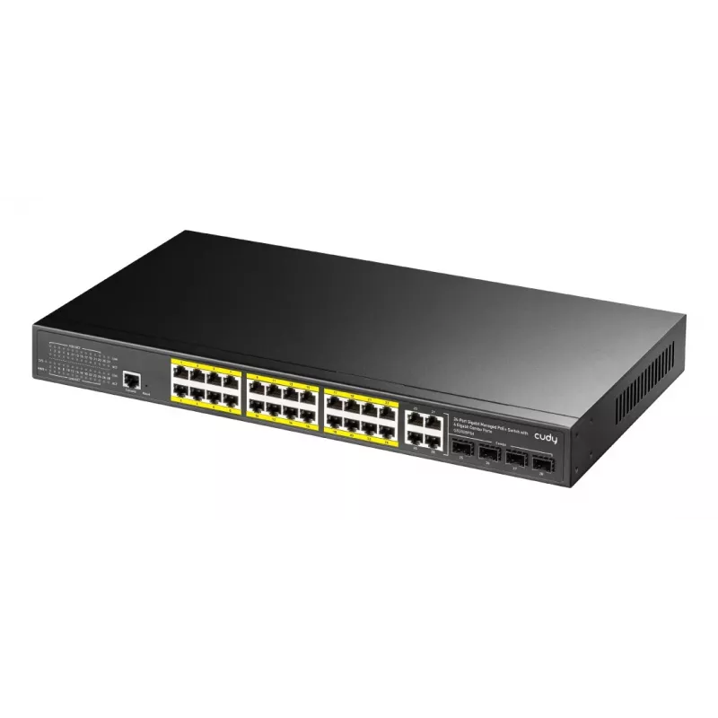Switch gestionado Cudy GS2028PS4 L2 Gigabit Ethernet 24 puertos PoE