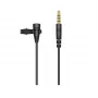 Micrófono de solapa Sennheiser XS LAV MOBILE, condensador de pinza, omnidireccional, cable de 2 m, 3,5 mm, 50–18000 Hz, 19 g, negro