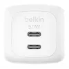 Cargador de pared Belkin WCH019KQWH 50W Dual USB-C PD PPS