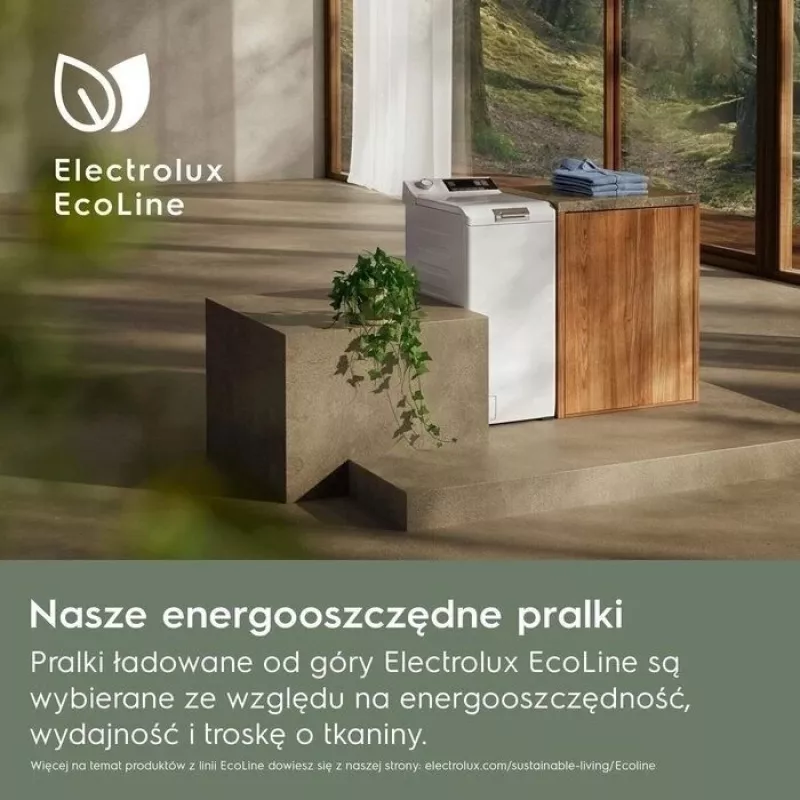 Lavadora Electrolux EW6T537P 7 kg, clase de eficiencia energética A