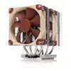 Ventilador de aire Noctua NH-D9 TR5-SP6 4U — ventilador de CPU de doble ventilador de 92 mm para sTR5, aletas de aluminio, base de cobre, 2500 rpm