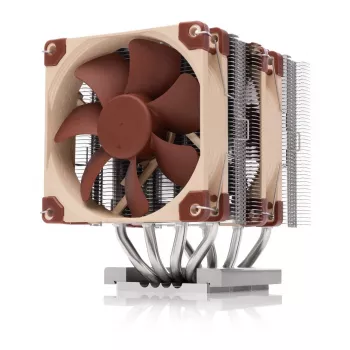 Ventilador de aire Noctua NH-D9 TR5-SP6 4U — ventilador de CPU de doble ventilador de 92 mm para sTR5, aletas de aluminio, base de cobre, 2500 rpm