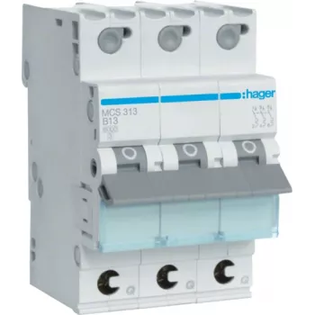 Hager MCS313 interruptor automático característica C tripolar (MCS313)