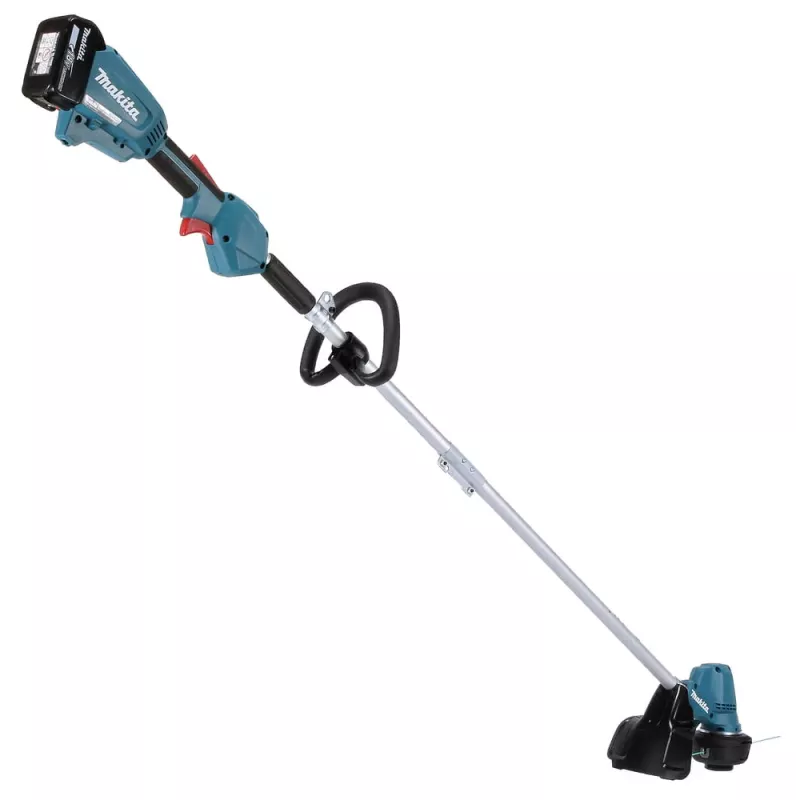 Makita DUR192LRT1, cortabordes, empuñadura de arco, 6000 rpm, negro, turquesa, 30 cm, 87,8 dB