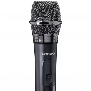 Micrófono de escenario Lenco MCW-020BK