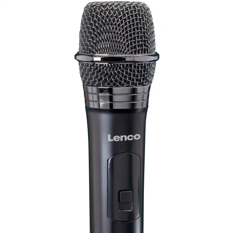 Micrófono de escenario Lenco MCW-020BK