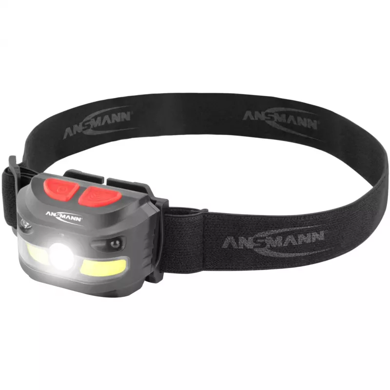 Linterna frontal Ansmann HD250RS negra COB LED 4W IP54