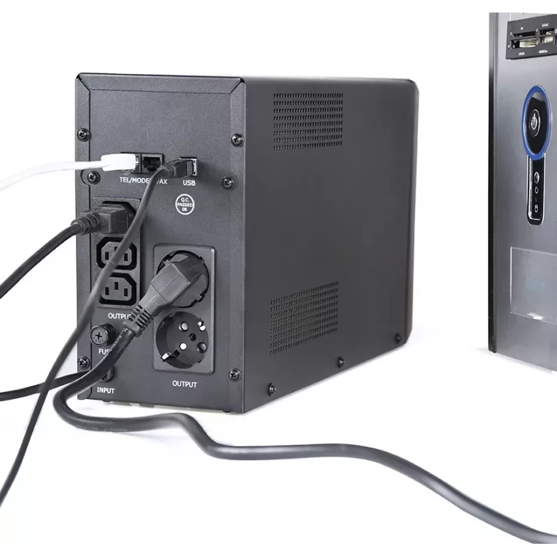 SAI (sistema de alimentación ininterrumpida) Gembird EG-UPS-035 Line-Interactive 2 kVA 1200 W 5 salidas AC
