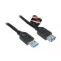 Cable USB 3.0 Akasa AK-CBUB02-15BK 1,5m negro