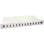 Lightwin caja de empalme de fibra óptica, 12 fibras, 12x SC multimodo, 50/125µm OM4 cajas de empalme con pigtail (SPBOX 12G50 OM4 SC)