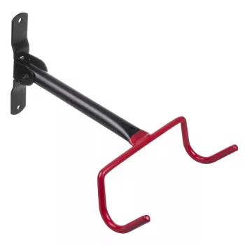 Soporte de bicicleta de pared MACLEAN MC-430, soporte horizontal, soporta hasta 30 kg, negro