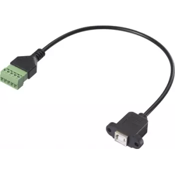 Renkforce Cable adaptador USB 2.0 [1x conector hembra 2.0 B - 1x conexión por bornes] RF-6443972 30 cm (RF-6443972)