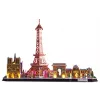 Puzle 3D CubicFun City Line Paris LED 115 uds.