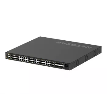 NETGEAR GSM4248P-100EUS Switch de red gestionado L2/L3/L4 Gigabit Ethernet (10/100/1000) Power over Ethernet (PoE) Negro