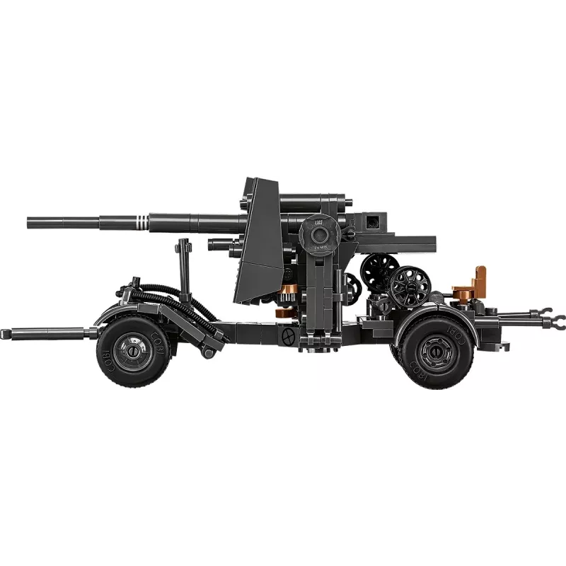 Set de construcción Cobi bloques 8,8-cm-Flak con remolque – 360 piezas